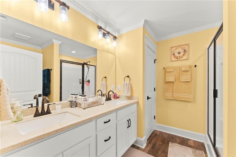 Furnished interior view inside a new home in , Royston (Image 16).