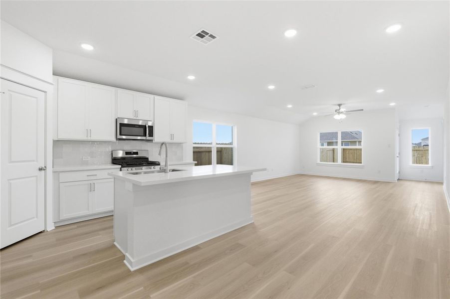 Furnished interior view inside a new home in Infinity Square, Kyle (Image 6).