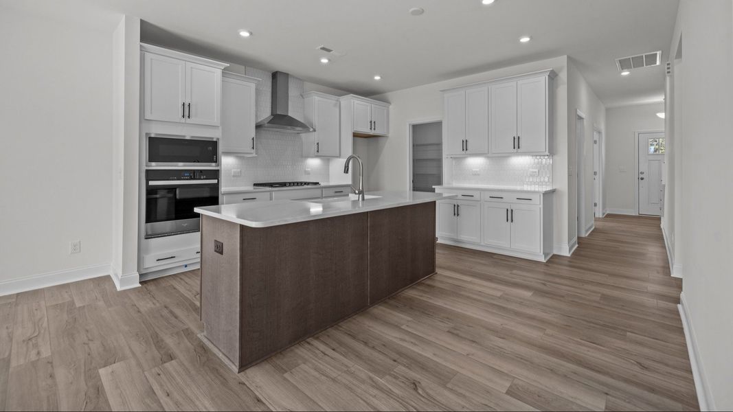 The Fairfield Plan by DRB Homes in McBride Indian Trail, NC - Kitchen