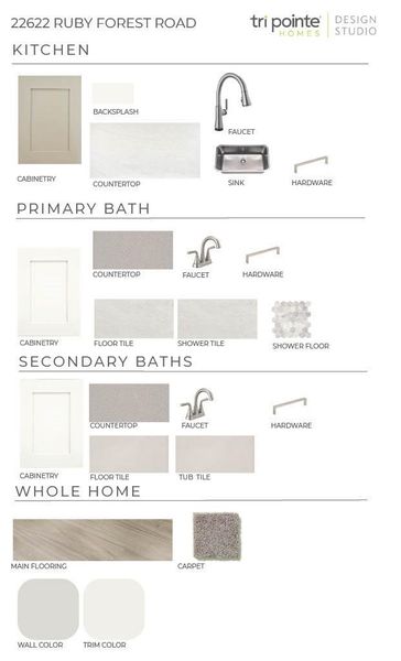 Sample of building materials used in homes in Oakhill Reserve, Tomball (Image 5).