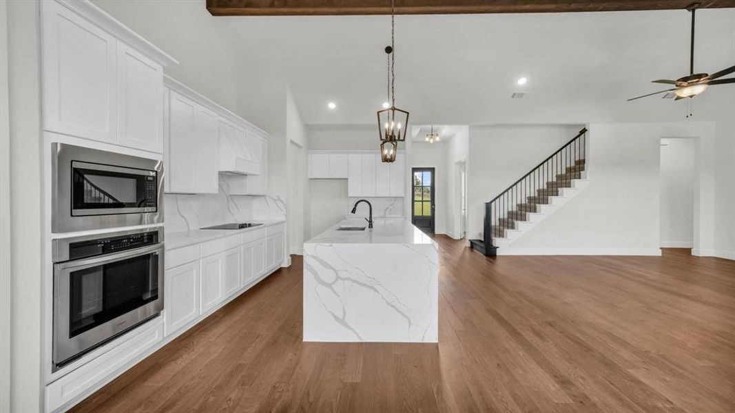 Furnished interior view inside a new home in Woodland Lakes, Weatherford (Image 18). Furnished interior view inside a new home in Woodland Lakes, Weatherford (Image 18).