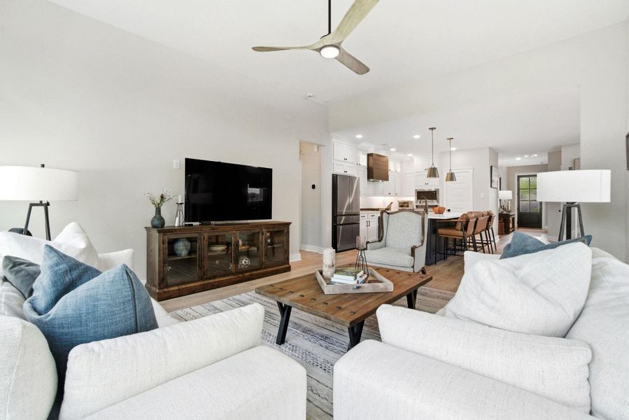 Furnished interior view inside a new home in Woodforest - Kingsley Square 50' Homesites, Montgomery (Image 15).