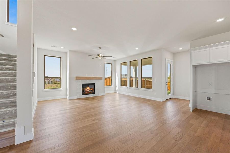Spacious, unfurnished interior of a new home in The Heights at Uptown Celina, Celina (Image 13). Spacious, unfurnished interior of a new home in The Heights at Uptown Celina, Celina (Image 13).