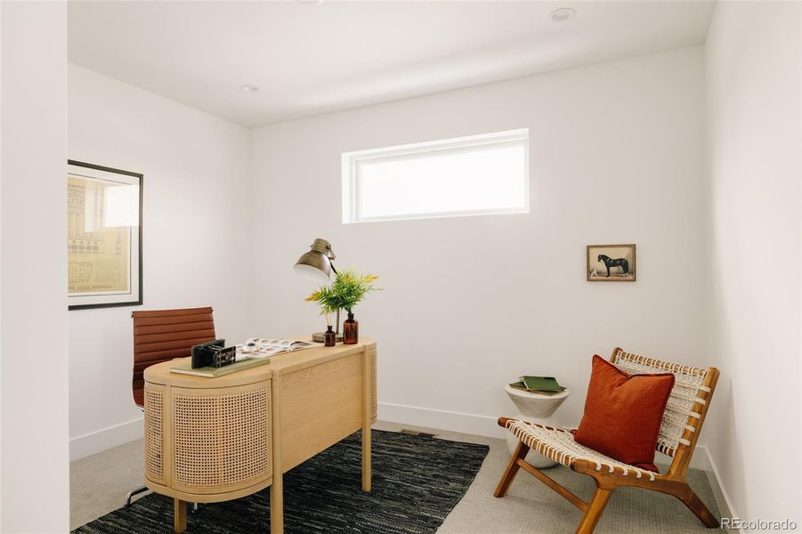 Furnished interior view inside a new home in , Denver (Image 37).