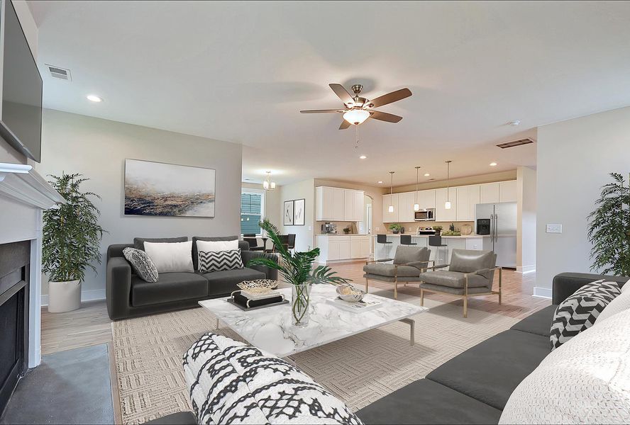 Delmar II Living Room Furnished