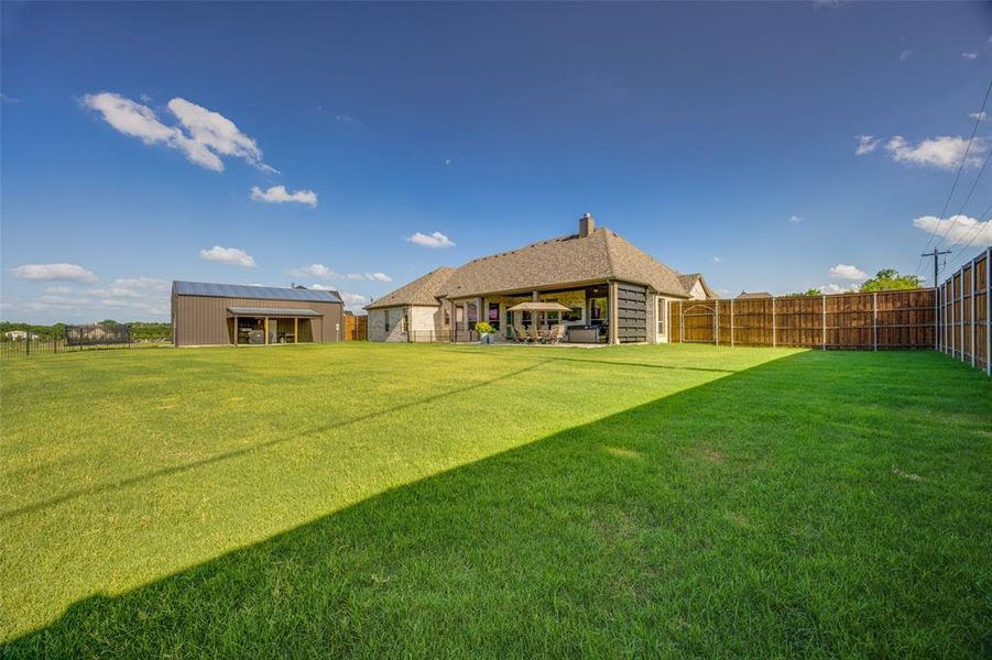 Exterior details and patio area of a home in Error: Invalid Content, Van Alstyne (Image 3). Exterior details and patio area of a home in Error: Invalid Content, Van Alstyne (Image 3).