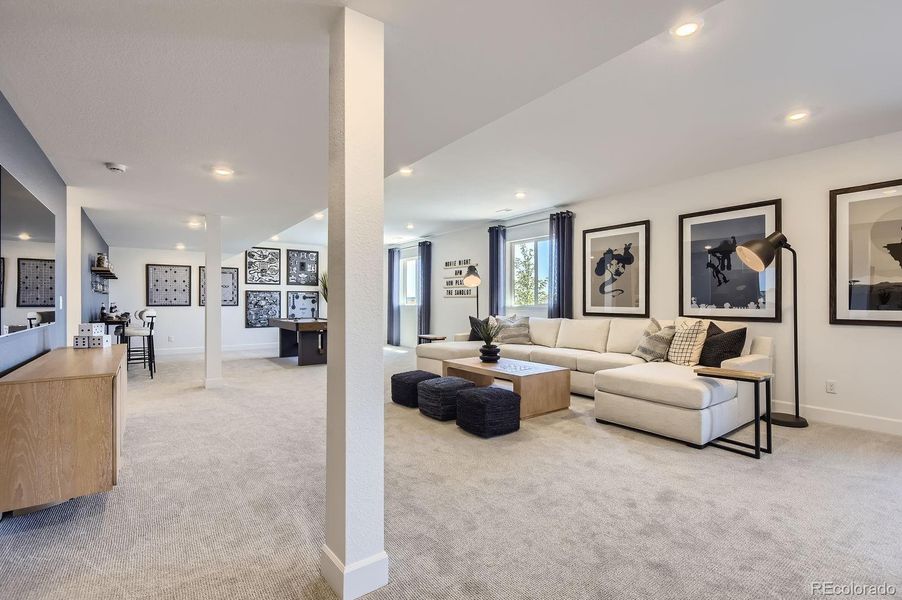 Furnished interior view inside a new home in , Parker (Image 31).