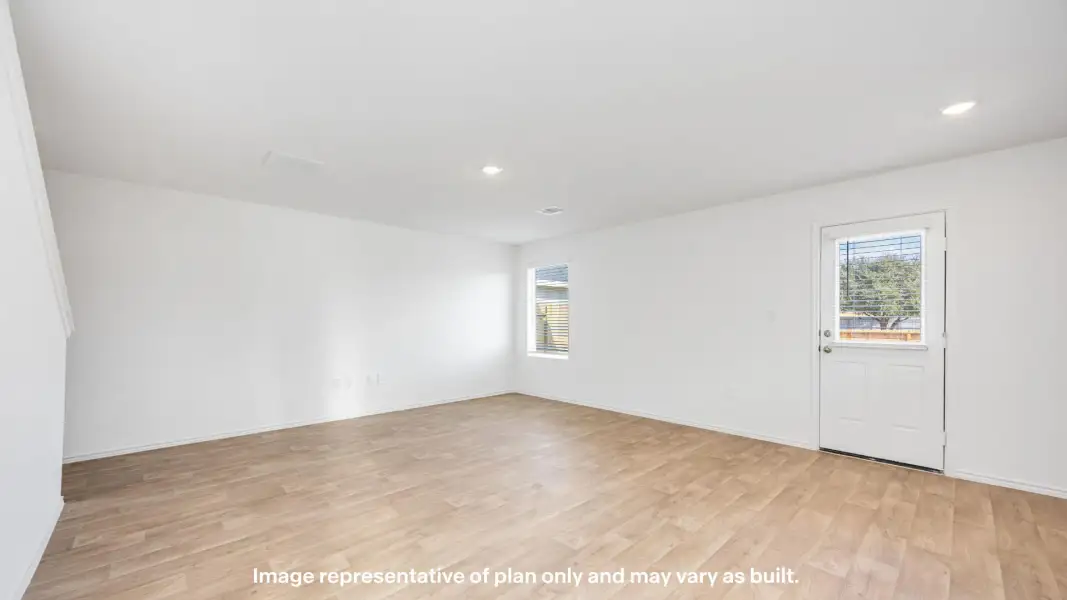 Representative unfurnished interior of a home built from the The Fallow by D.R. Horton in Pari Estates, Lubbock (Image 18). Representative unfurnished interior of a home built from the The Fallow by D.R. Horton in Pari Estates, Lubbock (Image 18).