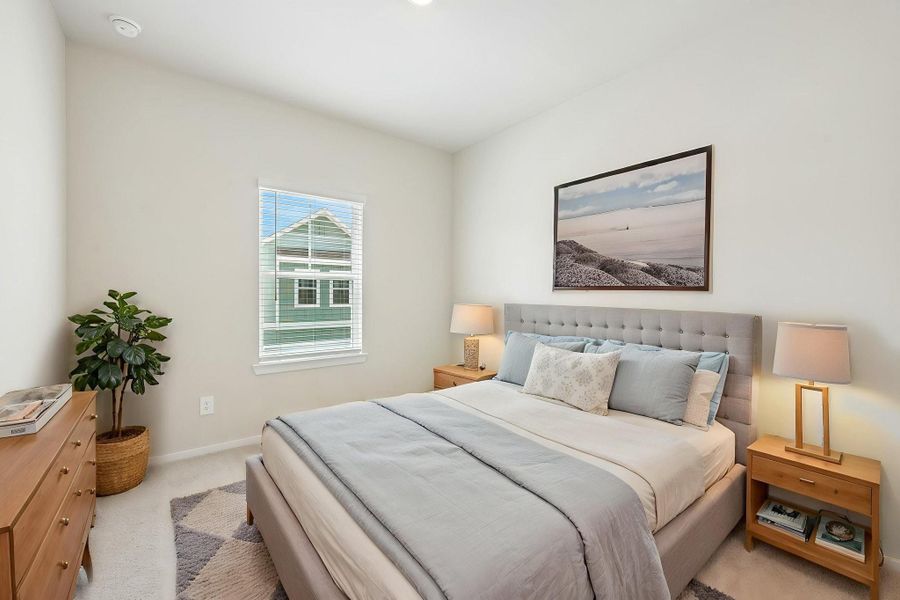 Furnished interior view inside a new home in Kemah Crossing - City Series, Kemah (Image 10).