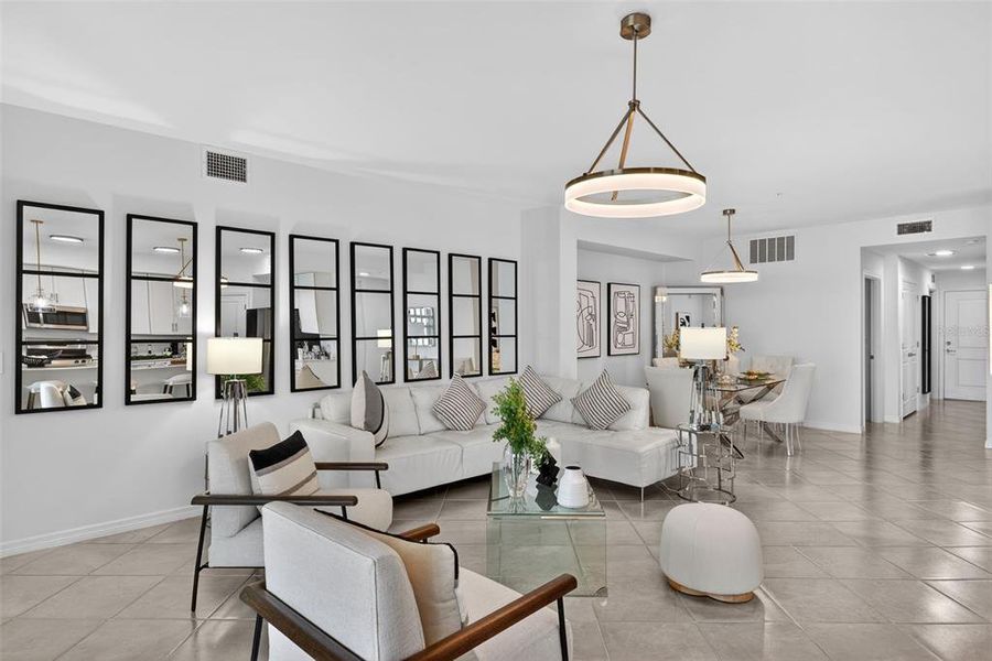Furnished interior view inside a new home in , Punta Gorda (Image 7).