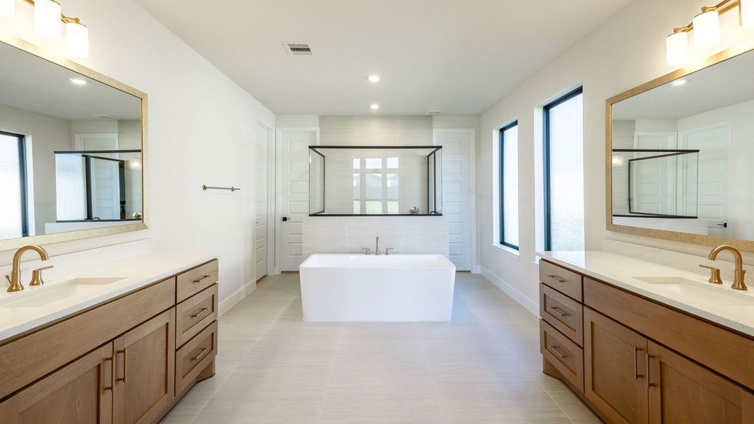Furnished interior view inside a new home in Santa Rita Ranch - Tierra Rosa, Liberty Hill (Image 6).