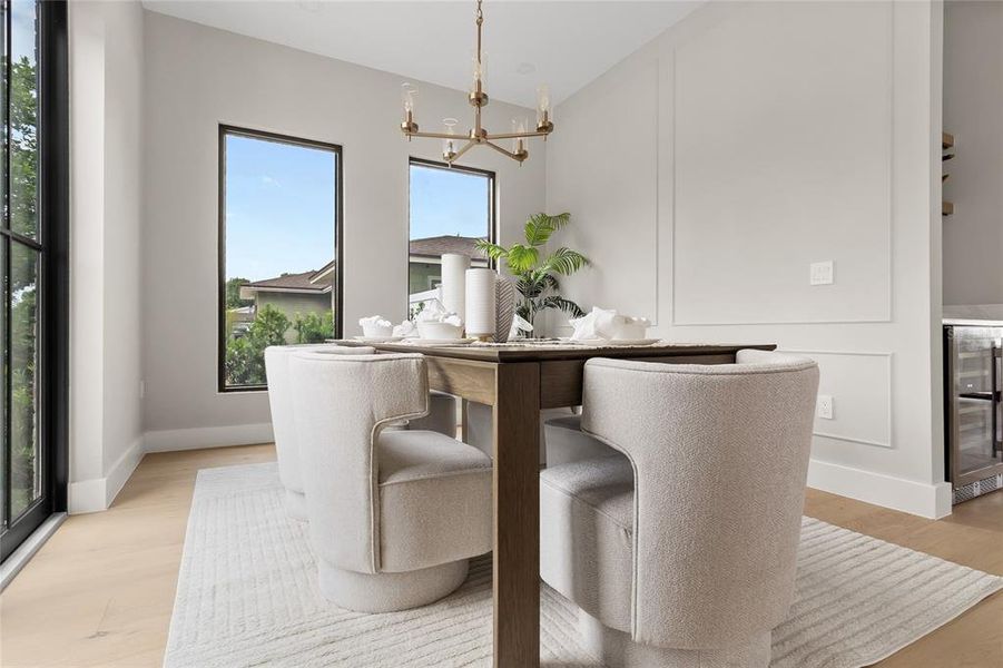 Furnished interior view inside a new home in , Orlando (Image 8).