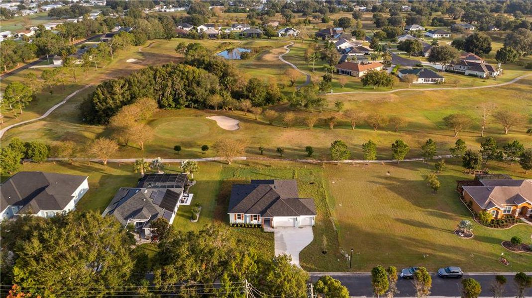 Aerial showing golf course