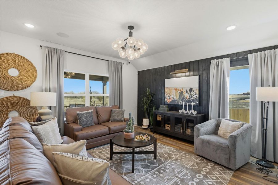 Model home photos of similar floorplans, not pictures of actual home.
