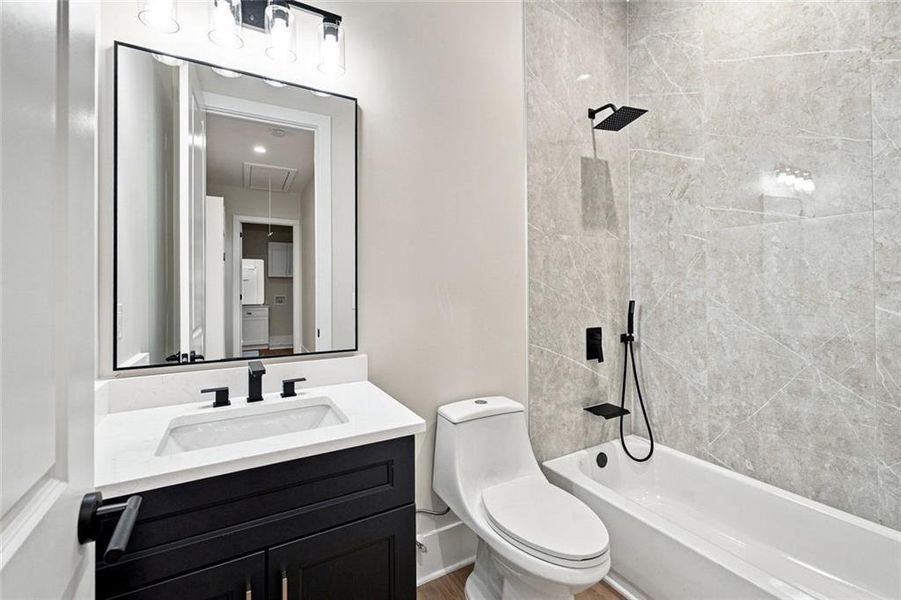 Furnished interior view inside a new home in , Monroe (Image 9). Furnished interior view inside a new home in , Monroe (Image 9).