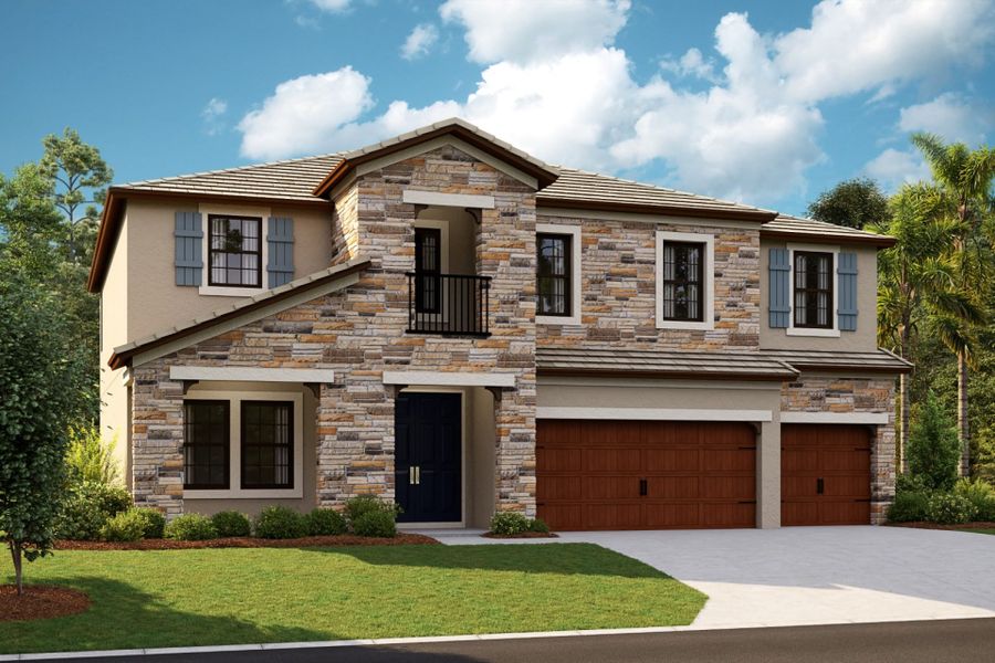 Front exterior of a home in the Pasadena Ridge community, located in Pasadena Hills, FL (Image 7).