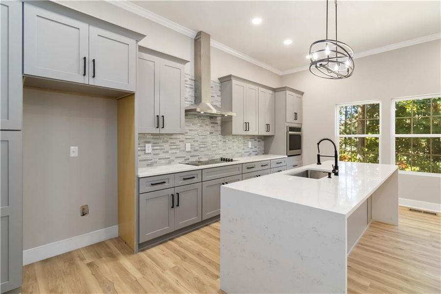 Furnished interior view inside a new home in , Atlanta (Image 39).