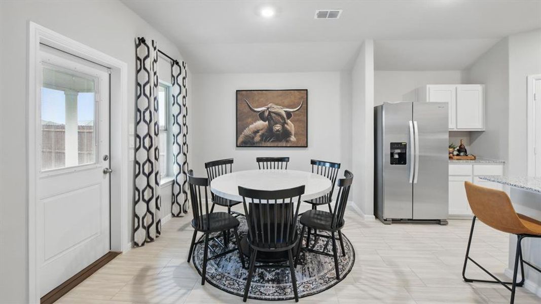 Furnished interior view inside a new home in Lonestar at Liberty Trails, Fort Worth (Image 18).