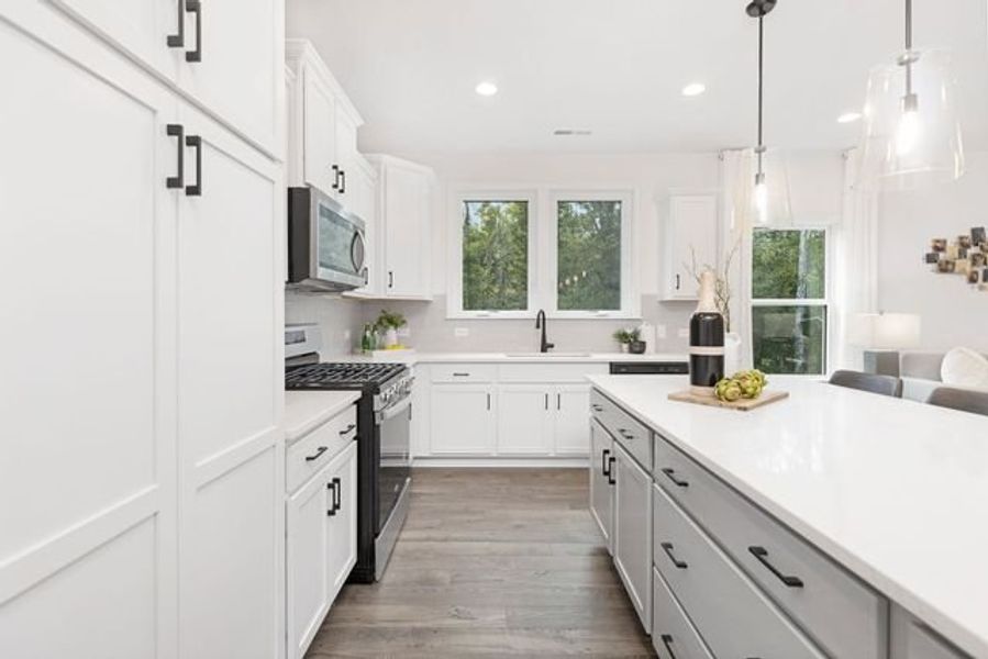 Representative furnished interior of a home built from the Cyprus by True Homes in Mooreland Oaks, Mount Holly (Image 7).