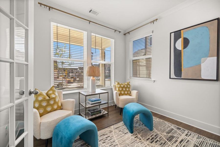 Furnished interior in a model home at Wellington Estates in Madison (Image 7).