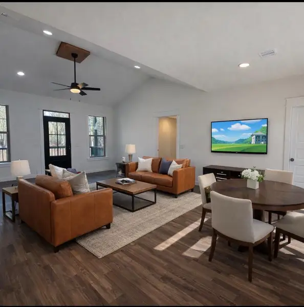 Furnished interior view inside a new home in , Plantersville (Image 4). Furnished interior view inside a new home in , Plantersville (Image 4).