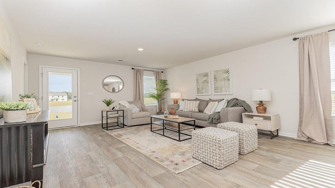Furnished interior view inside a new home in , Summerton (Image 2). Furnished interior view inside a new home in , Summerton (Image 2).