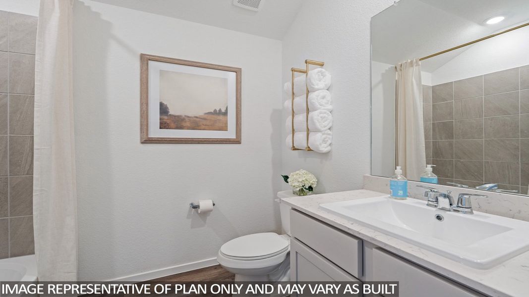 Furnished interior view inside a new home in Sunterra Lakes, Brookshire (Image 6).