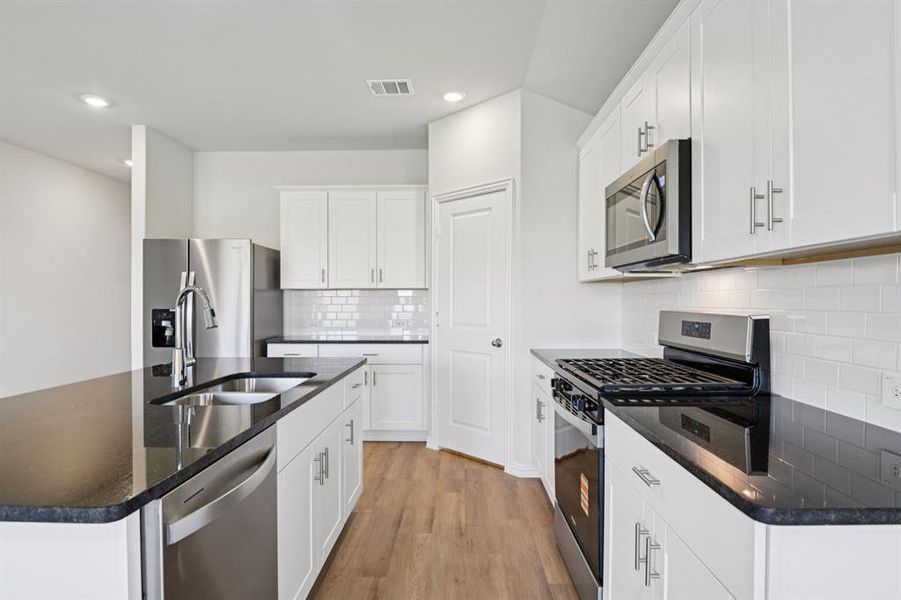 Furnished interior view inside a new home in Lakehaven - Signature Series, Farmersville (Image 12). Furnished interior view inside a new home in Lakehaven - Signature Series, Farmersville (Image 12).