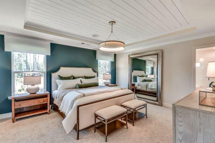 Furnished interior view inside a new home in Riversprings, Dacula (Image 12).