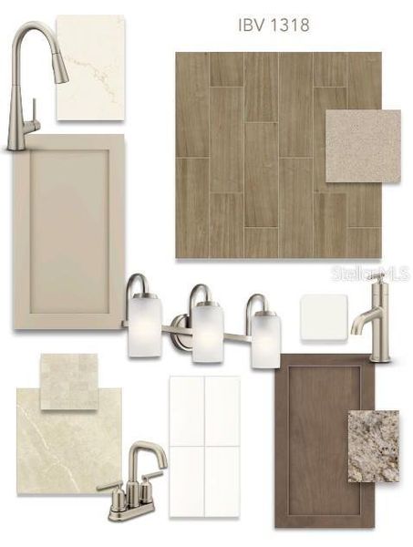 Sample of building materials used in homes in Isles at Bayview, Parrish (Image 6). Sample of building materials used in homes in Isles at Bayview, Parrish (Image 6).