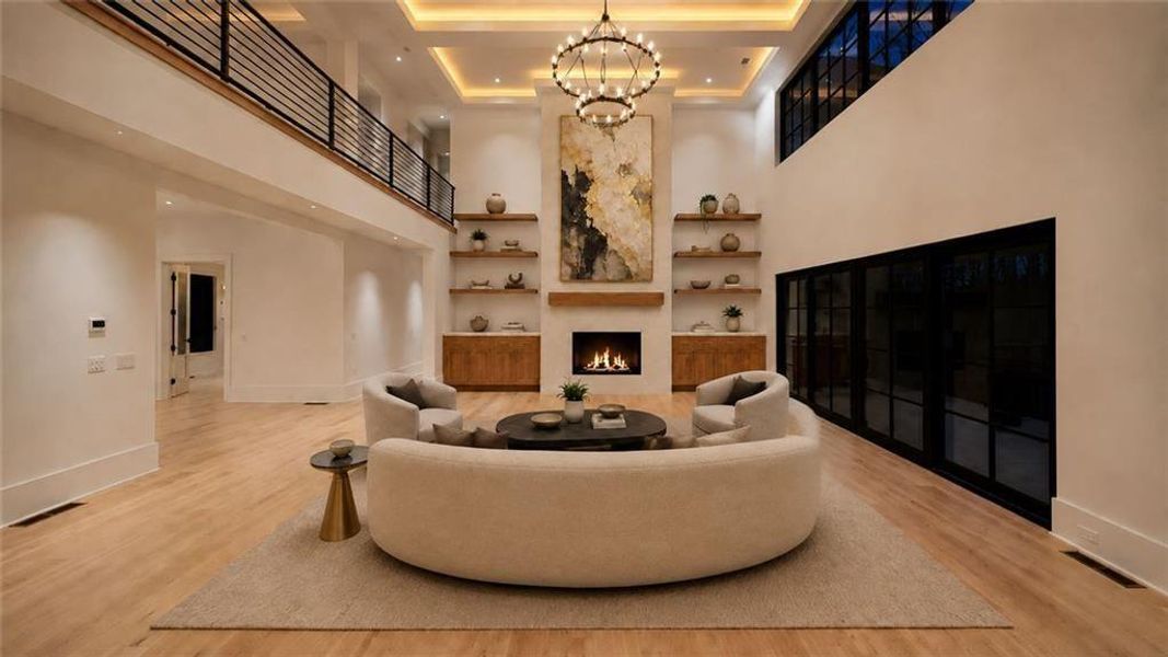 Furnished interior view inside a new home in , Alpharetta (Image 7).