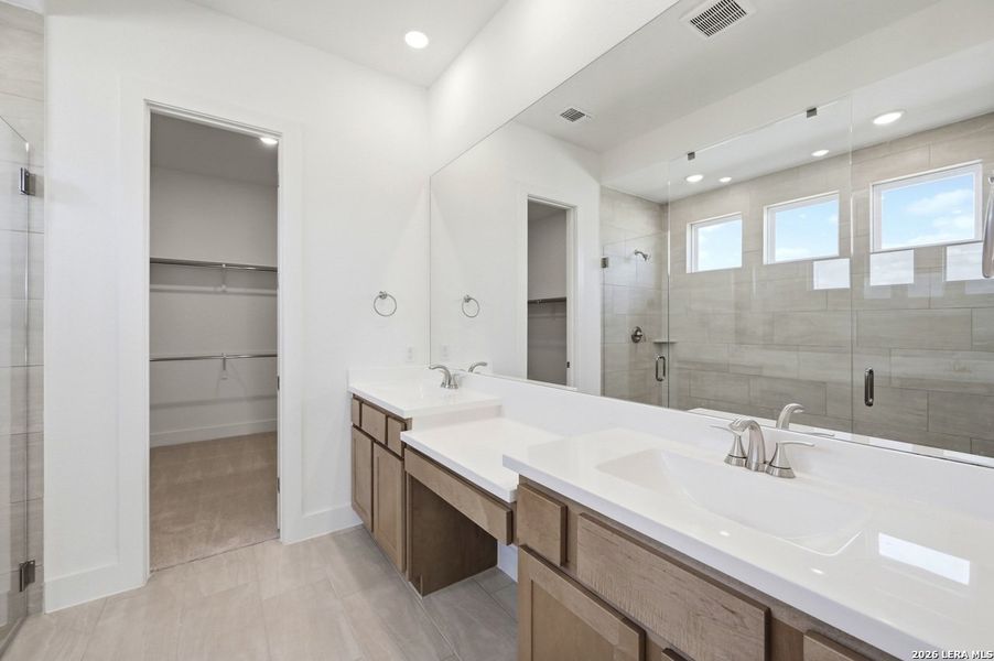 Furnished interior view inside a new home in Prominence, San Antonio (Image 6).