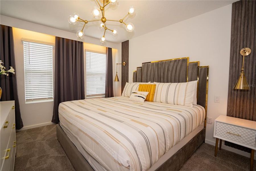 Furnished interior view inside a new home in Solara Resort, Kissimmee (Image 42).