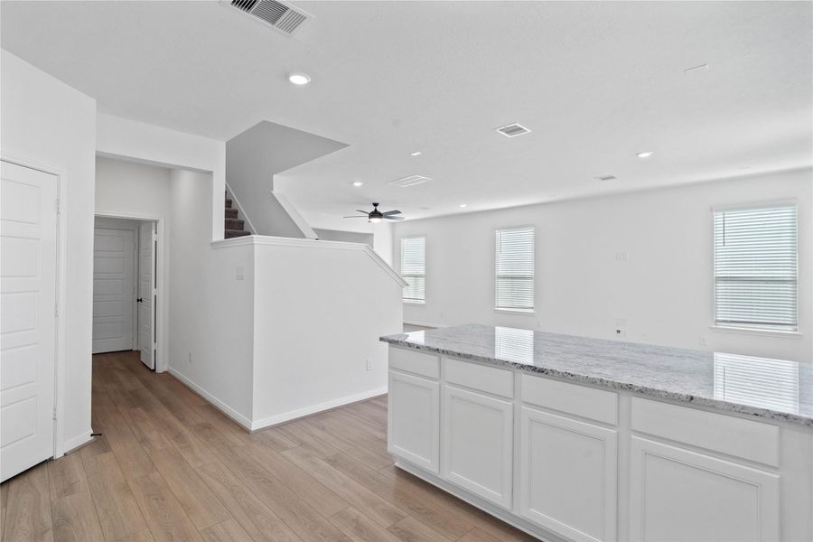 Furnished interior view inside a new home in Glendale Lakes, Arcola (Image 8). Furnished interior view inside a new home in Glendale Lakes, Arcola (Image 8).