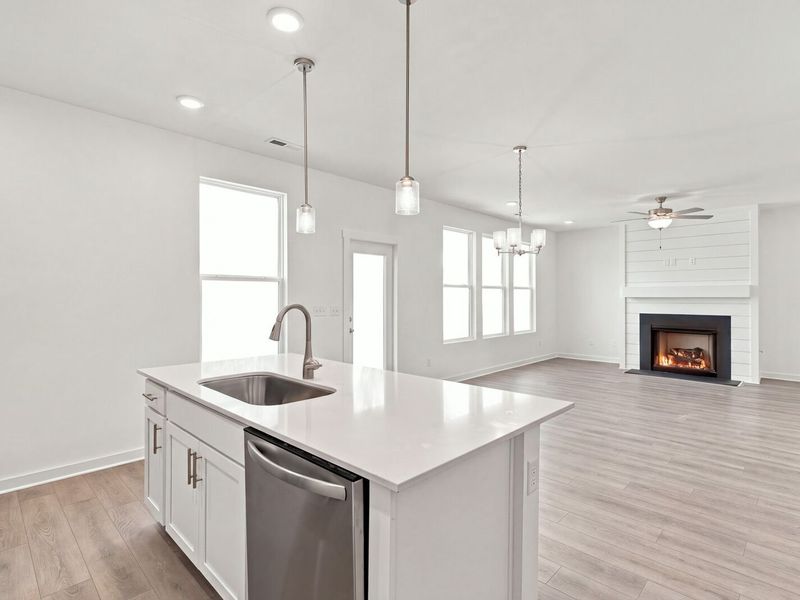 Furnished interior view inside a new home in Calista Farms, White House (Image 12).