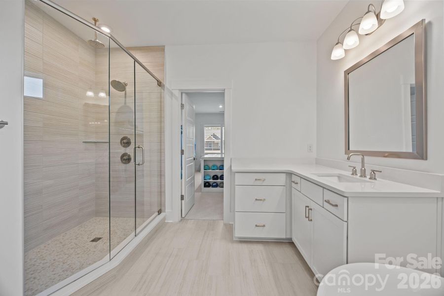 Furnished interior view inside a new home in Olmsted, Huntersville (Image 32).