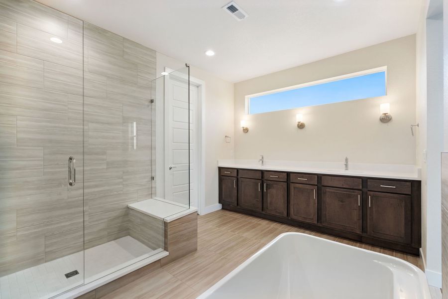 Representative furnished interior of a home built from the 4 by Trumark Homes in Kitchel Lake at Serratoga Falls, Timnath (Image 39).
