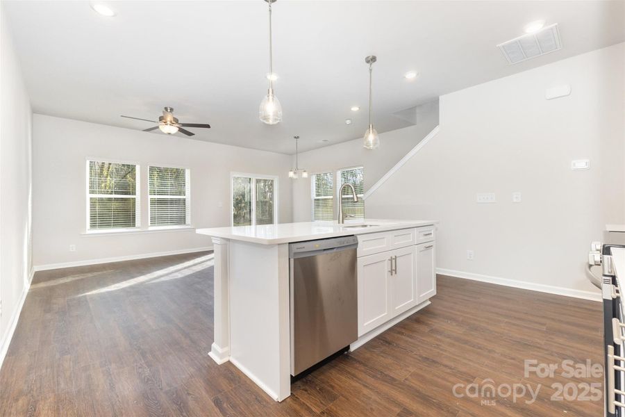 Furnished interior view inside a new home in , Charlotte (Image 6).