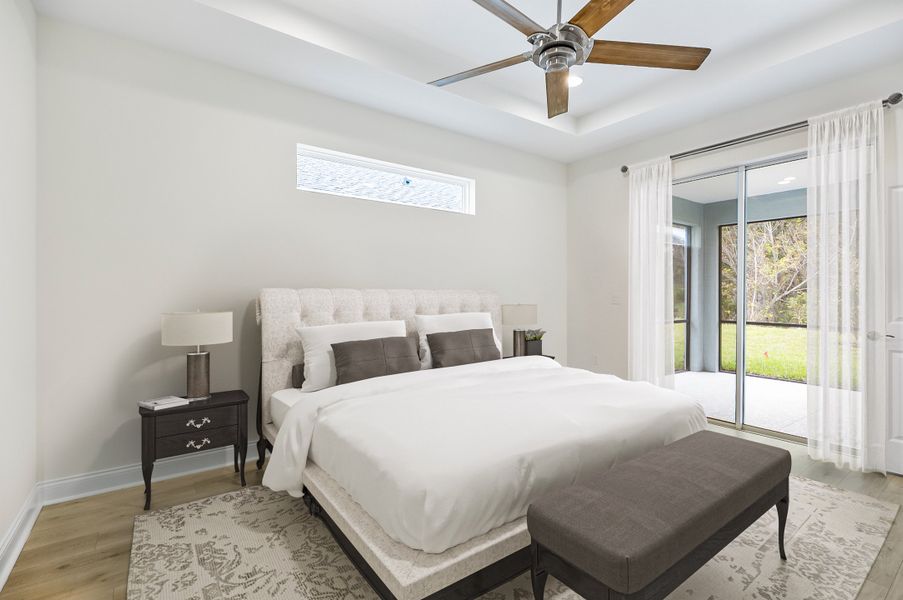 Furnished interior view inside a new home in Matanzas Cove, Palm Coast (Image 9). Furnished interior view inside a new home in Matanzas Cove, Palm Coast (Image 9).