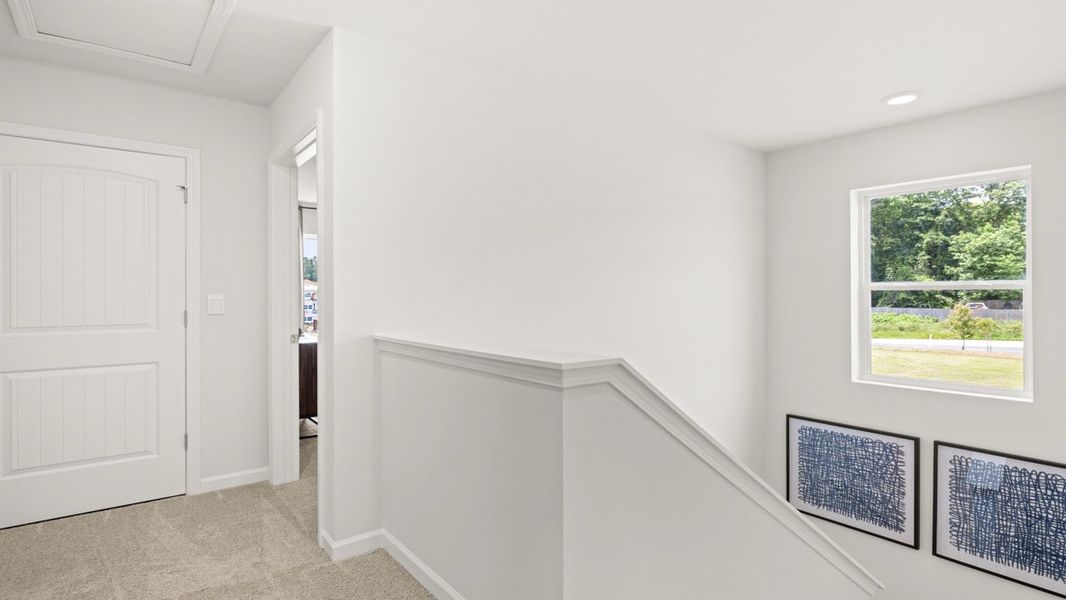 Representative furnished interior of a home built from the BELHAVEN by D.R. Horton in Pointe Park, Union City (Image 37).
