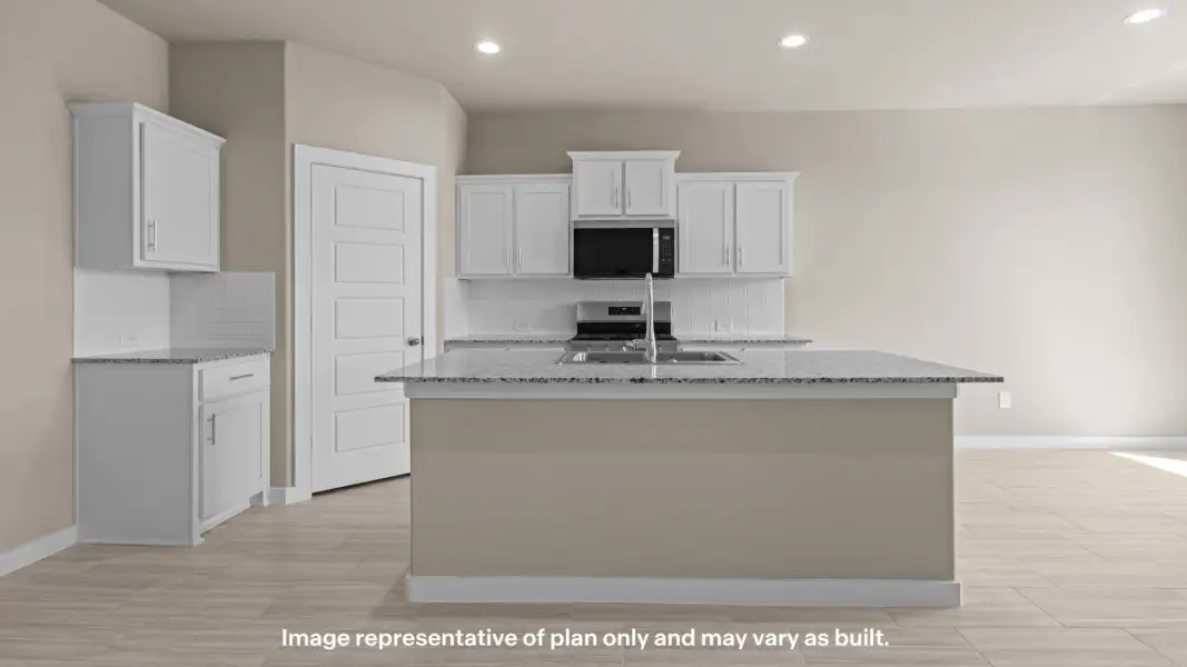 Furnished interior view inside a new home in Yukon Ridge, Odessa (Image 5).