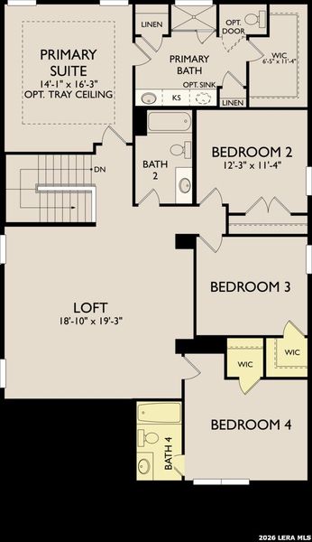 2D floor plan layout of this home in , Schertz, TX (Image 4). 2D floor plan layout of this home in , Schertz, TX (Image 4).