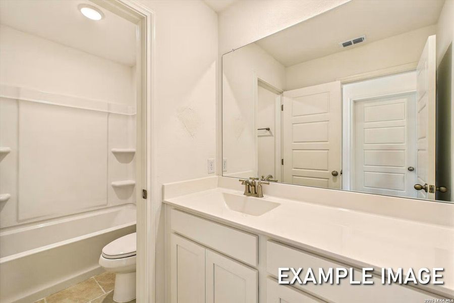 Furnished interior view inside a new home in Agave, San Antonio (Image 11).