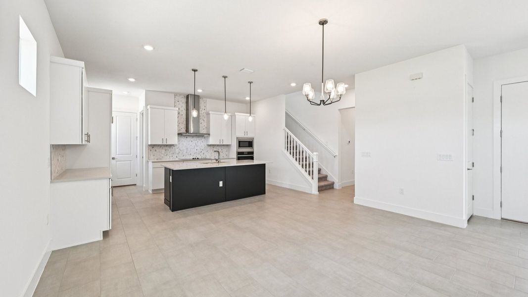 The Dining Room and Kitchen