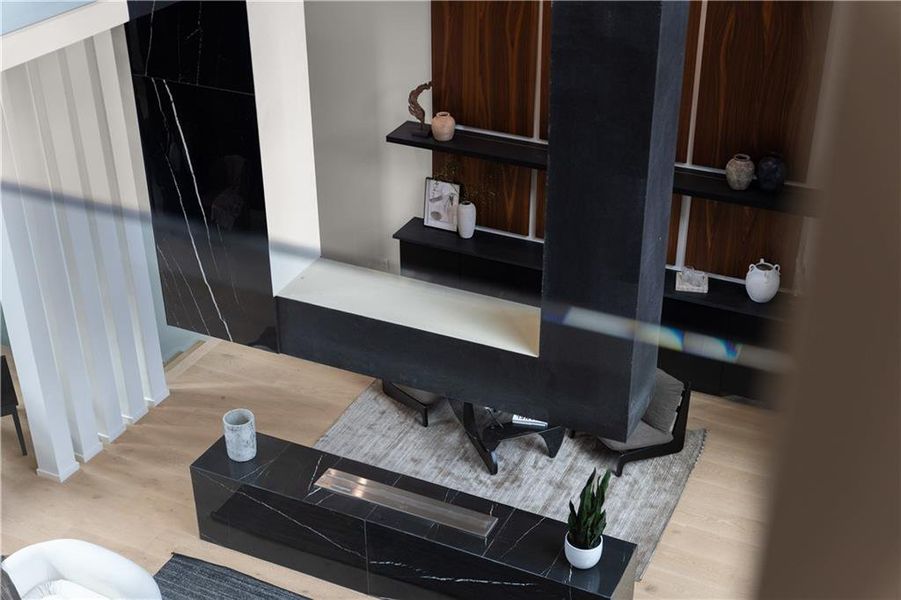 Close-up of interior finishes inside a home in , Atlanta (Image 21).