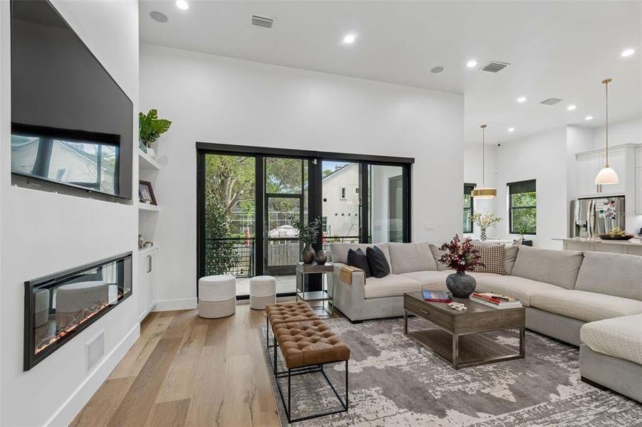 Furnished interior view inside a new home in , Tampa (Image 7). Furnished interior view inside a new home in , Tampa (Image 7).