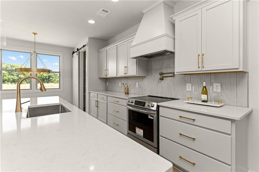 Furnished interior view inside a new home in , Madison (Image 8).