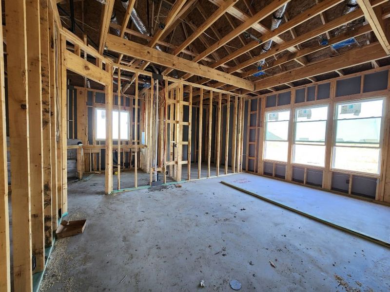 In-progress construction of a new home in Rocky Top, Krum, TX (Image 10).