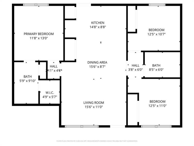 2D floor plan layout of this home in , Waco, TX (Image 4).