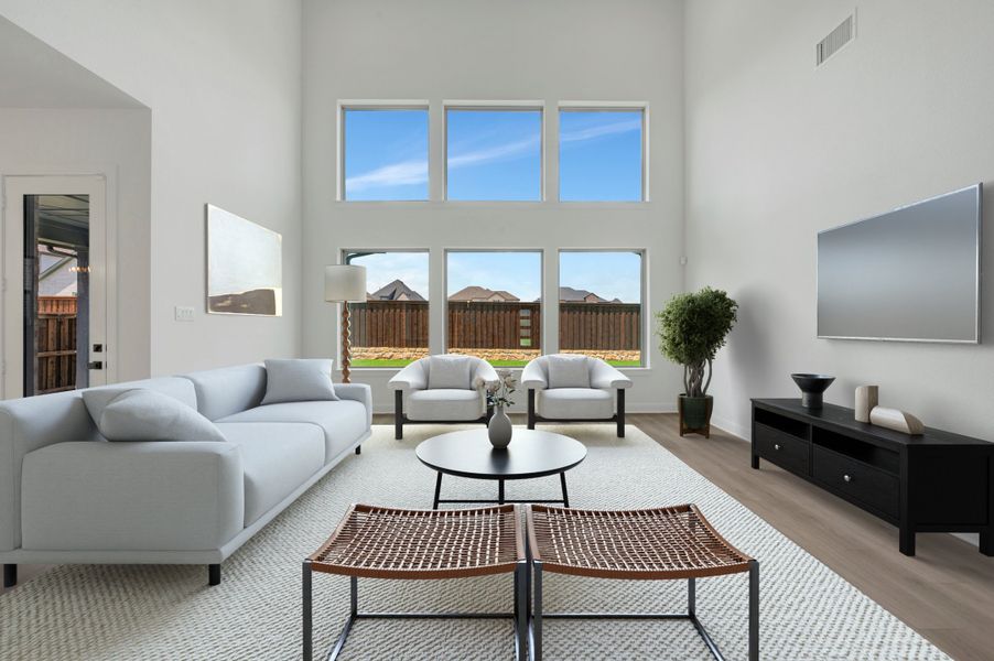Furnished interior view inside a new home in The Ridge at Northlake, Northlake (Image 7).